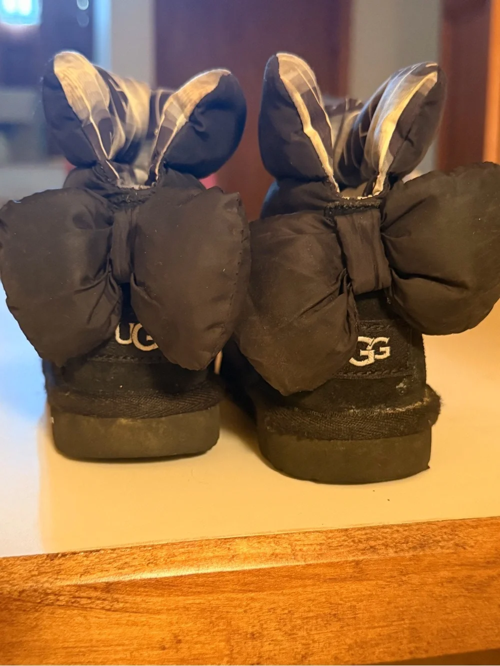 UGG Toddler Bailey Bow Boot - Black